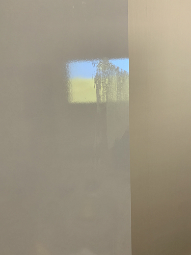 Шкаф четырехдверный Амальтея дуб сонома / белый глянец фото покупателя 13